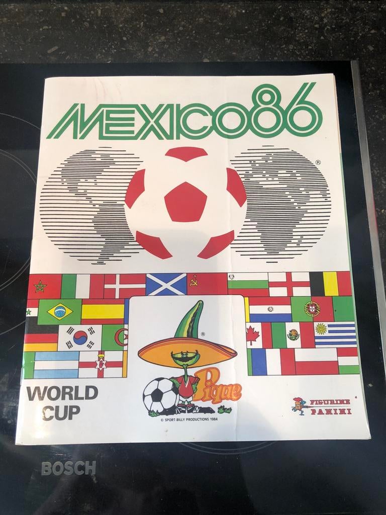 PANINI WORLD CUP MEXICO 1986, Verzamelen, Ophalen of Verzenden, Zo goed als nieuw, Overige typen