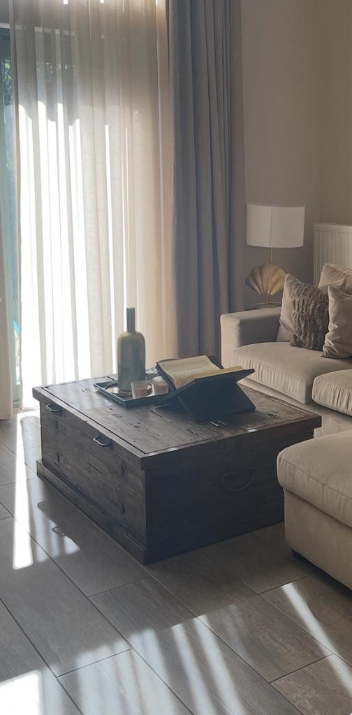 Salontafel te koop, 100 à 150 cm, Moins de 50 cm, Comme neuf, Enlèvement