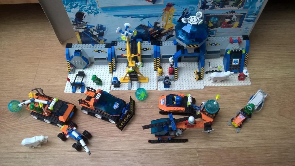 Lego Polar Base 6575 & 6573, Ophalen of Verzenden, Gebruikt, Lego