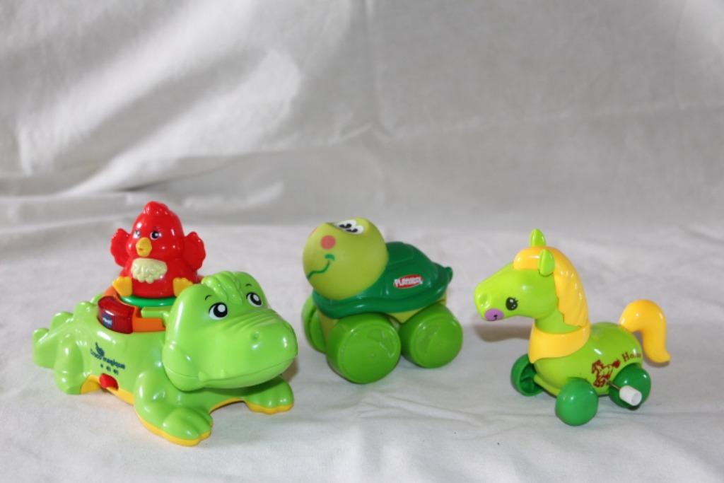 Lot de 3 animaux - jouets éducatifs, Enlèvement, Utilisé