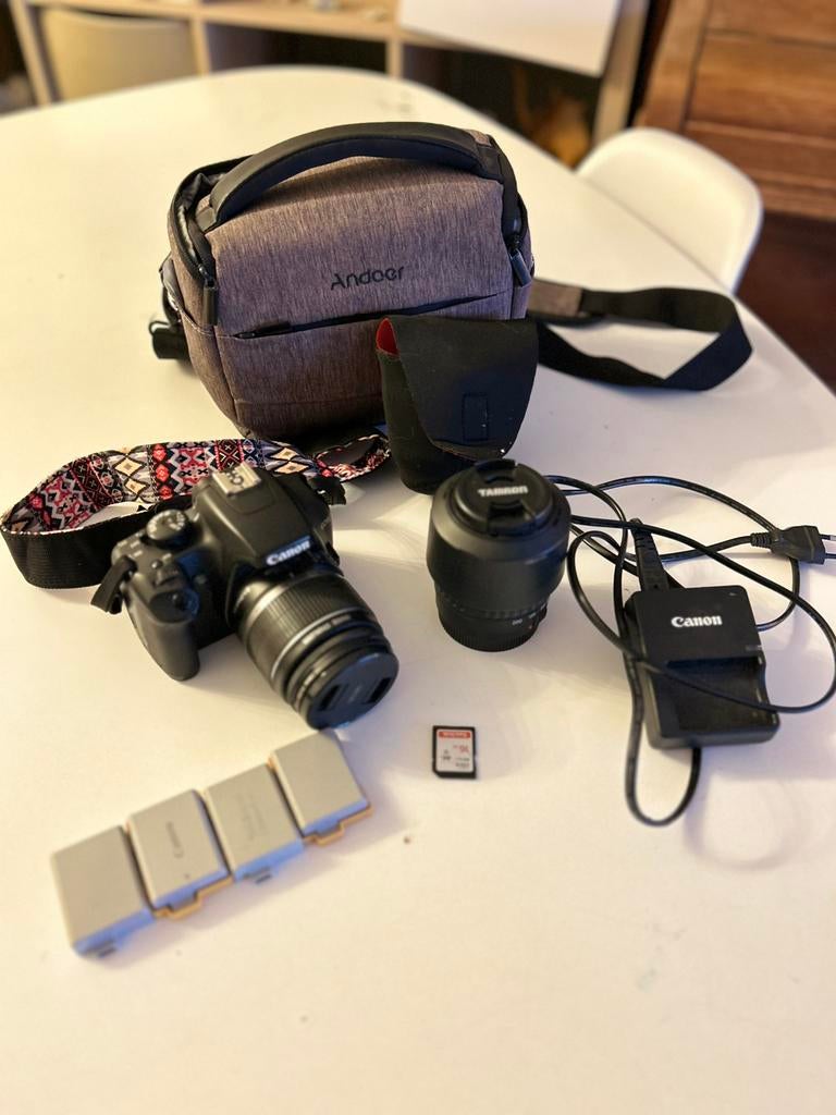 Canon EOS 1000D – complete starterskit met 2 lenzen, Ophalen, Canon