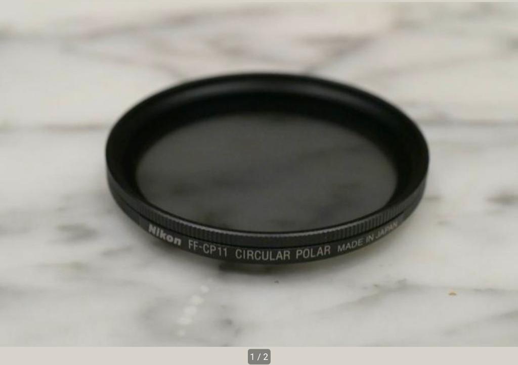 Nikon circulaire polafilter FF-CP11 voor Coolpix., Ophalen of Verzenden, Zo goed als nieuw, Polarisatiefilter, Overige merken