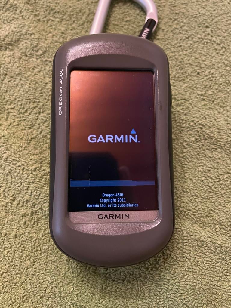 Garmin Oregon 450t GPS – Compleet in doos+kleine pixelschade, Vélos & Vélomoteurs, Accessoires vélo | Compteurs de vélo, Comme neuf