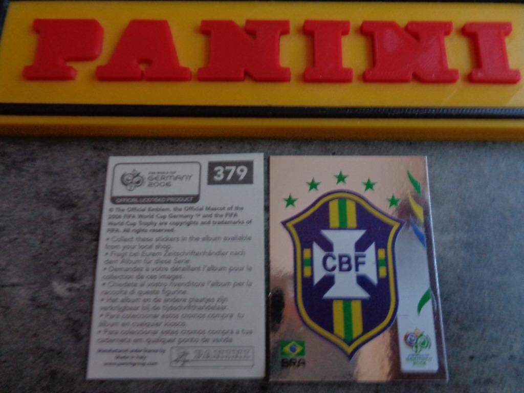 PANINI VOETBAL STICKER WORLD CUP 2006 GERMANY WK  EMBLEEM, Ophalen of Verzenden, Sticker