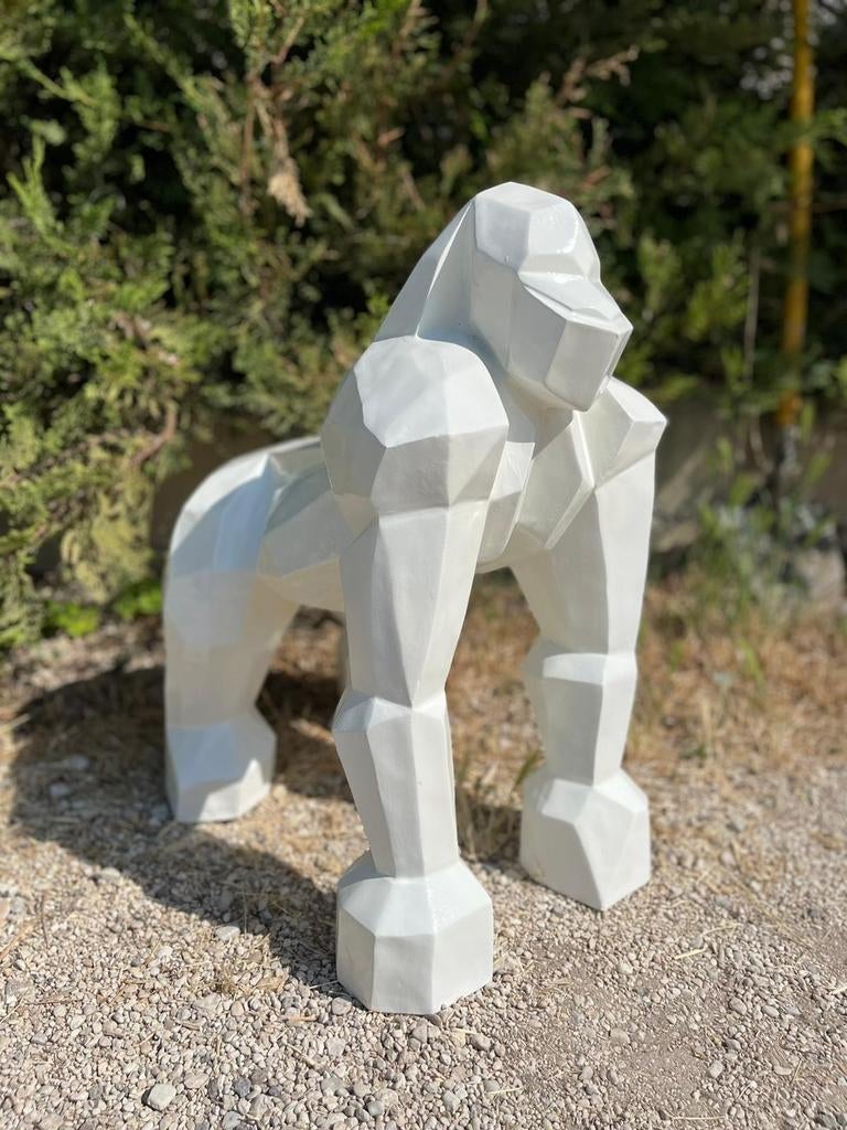 Origami gorilla 135cm hoog hars, Ophalen of Verzenden