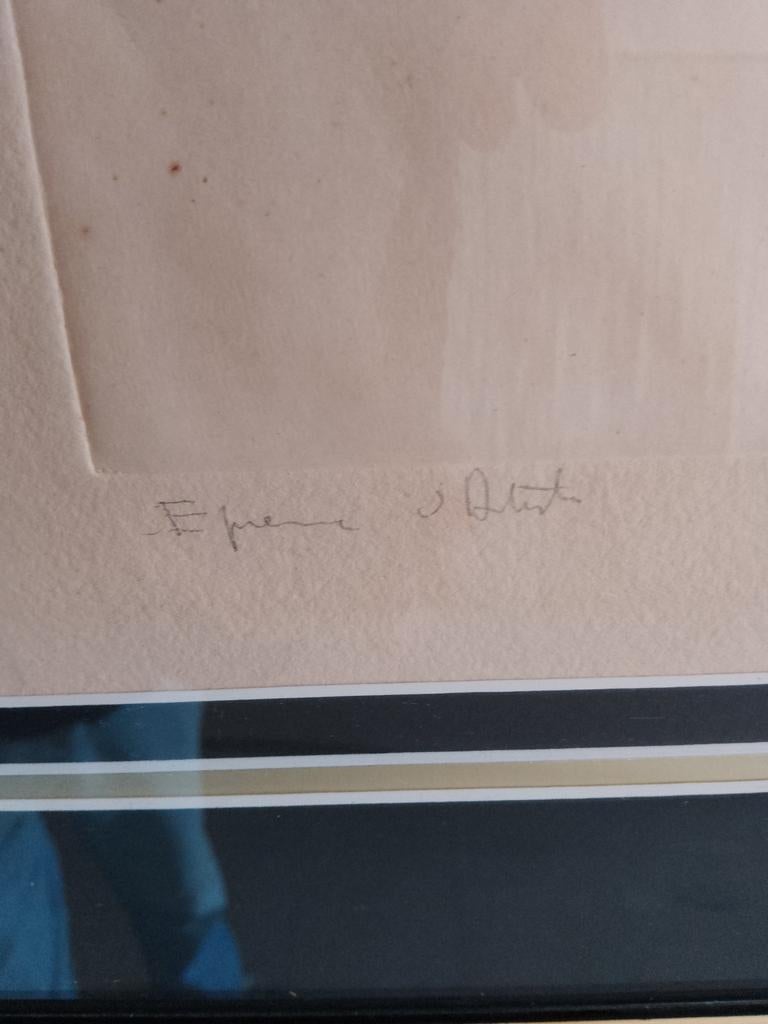 lithographie, épreuve d artiste d Alain Bonnefoit, Antiquités & Art, Enlèvement ou Envoi