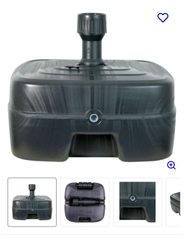Parasolvoet vulbaar 50 liter, Ophalen, Nieuw, Minder dan 1 meter, Parasolvoet