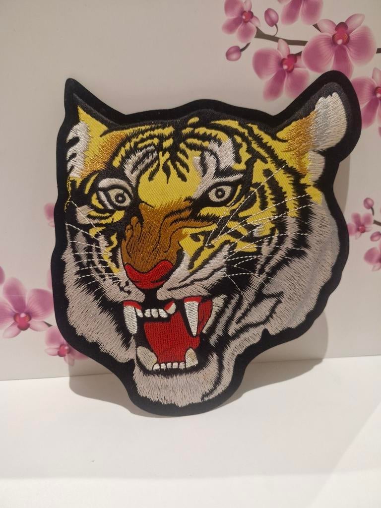 🐅 Opstrijk Tijger Embleem, Hobby en Vrije tijd, Naaien en Fournituren, Ophalen of Verzenden, Nieuw, Overige typen