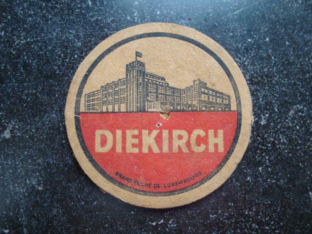 Ancien sous-bocks DIEKIRCH GRANDE-DUCHE DE LUXEMBOURG, Collections, Enlèvement ou Envoi