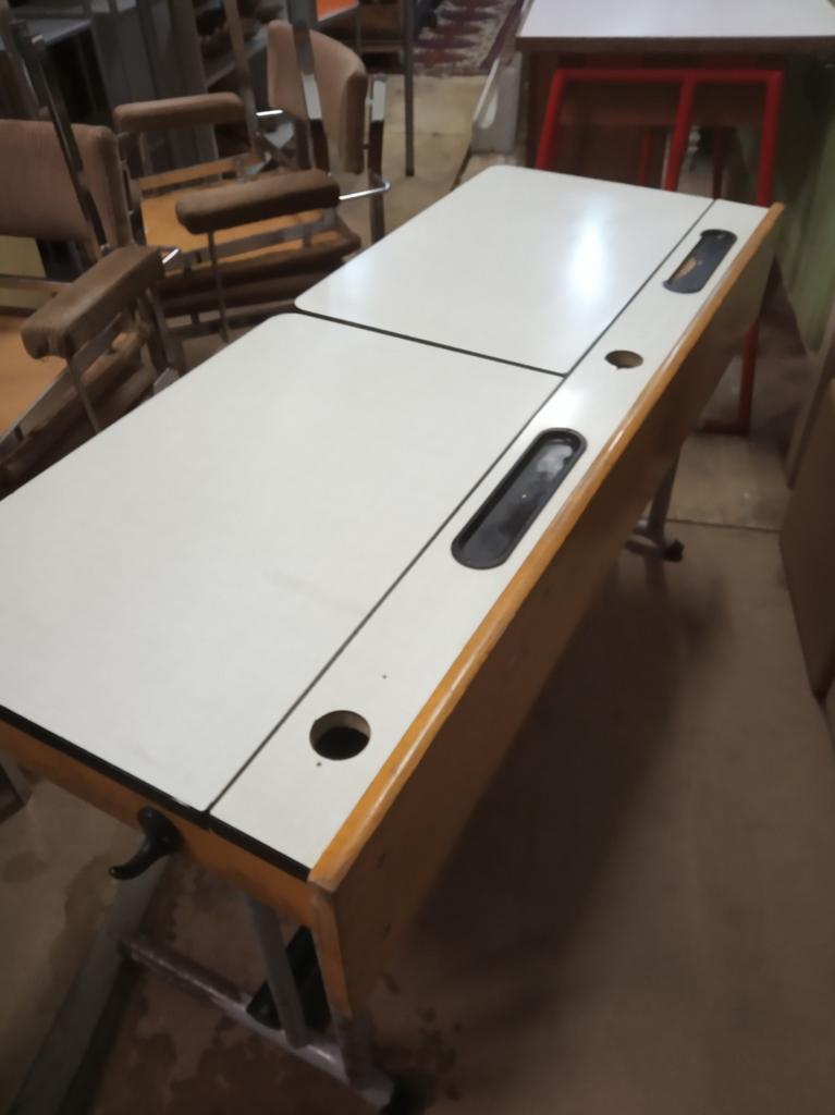 Retro Vintage dubbele bureau, Ophalen