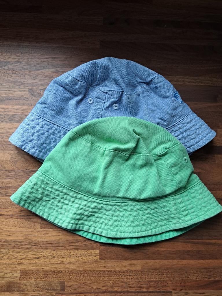 Zonnehoedjes, 2 stuks, maat 110-116, Enfants & Bébés, Vêtements de bébé | Casquettes & Chapeaux, Enlèvement