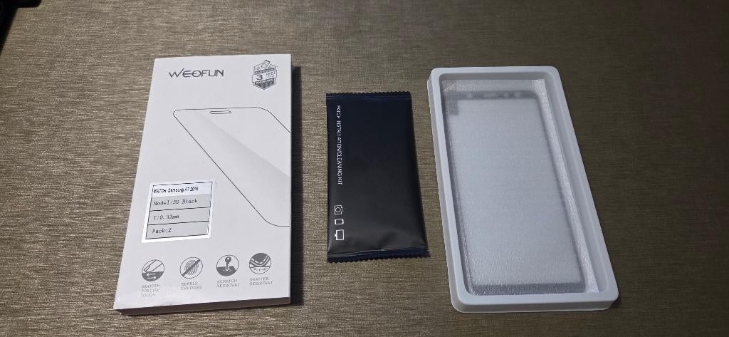Screen protector Samsung A7 2018, Ophalen of Verzenden, Nieuw, Overige modellen, Frontje of Cover