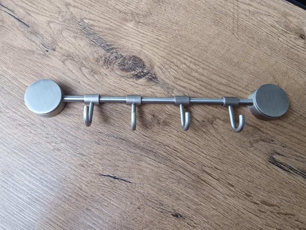 Handdoekhouder Chroom, Ophalen, Gebruikt, Grijs, Handdoekenrek