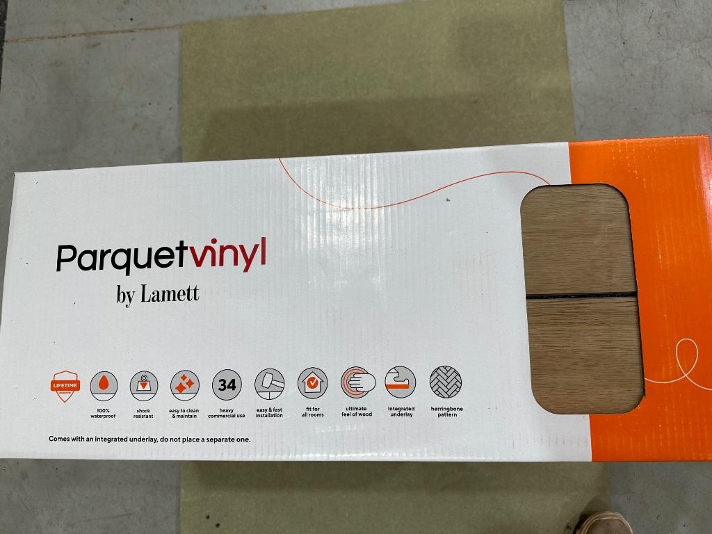 VISGRAAT PARQUETVINYL - MANTARO HAY - NIEUW, Services & Professionnels, Planchers en bois