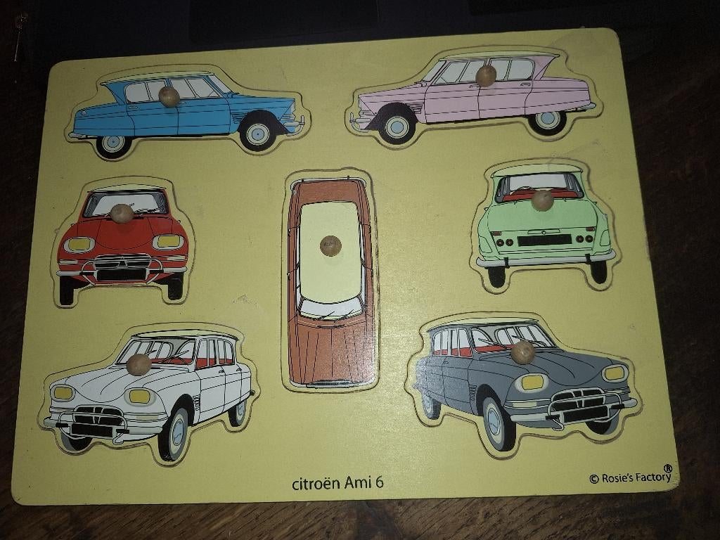 jeu d'encastrement citroên ami 6 rosie's factory, Enlèvement ou Envoi, Moins de 500 pièces, Utilisé