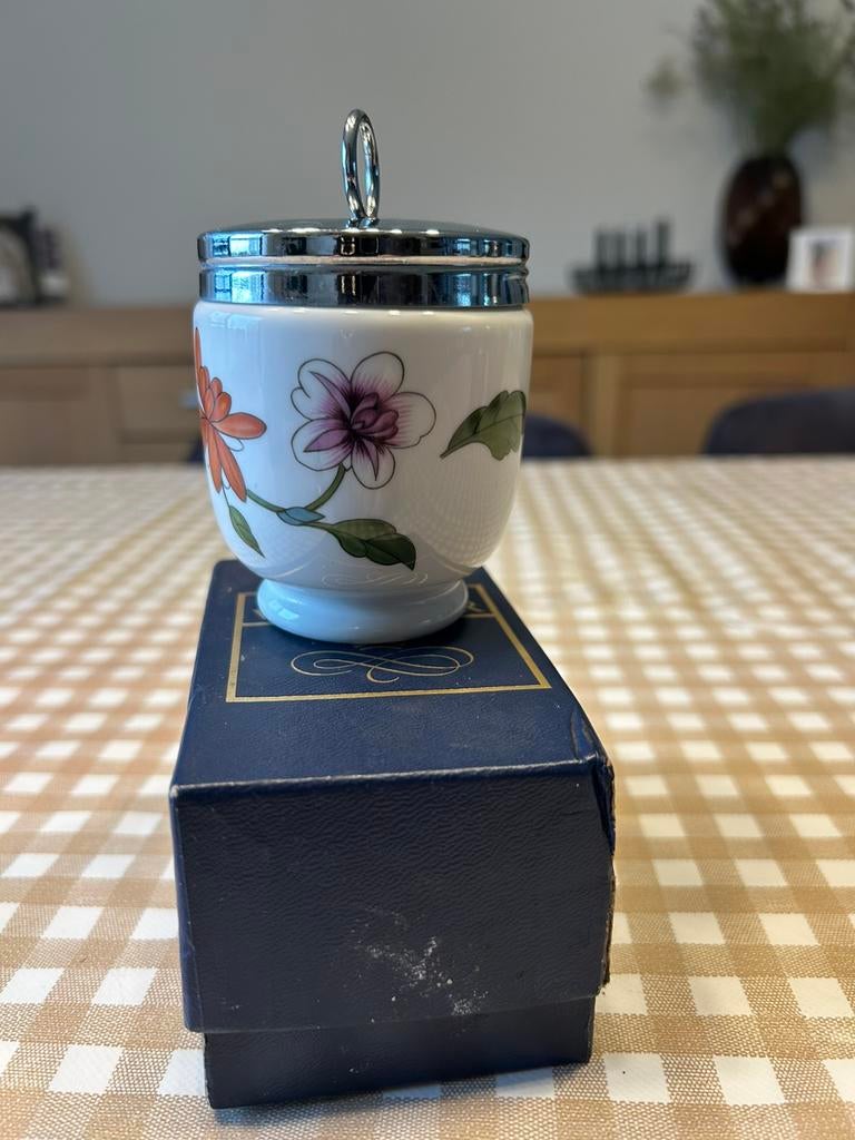 Design eierkoker in porselein, Antiek en Kunst, Ophalen of Verzenden