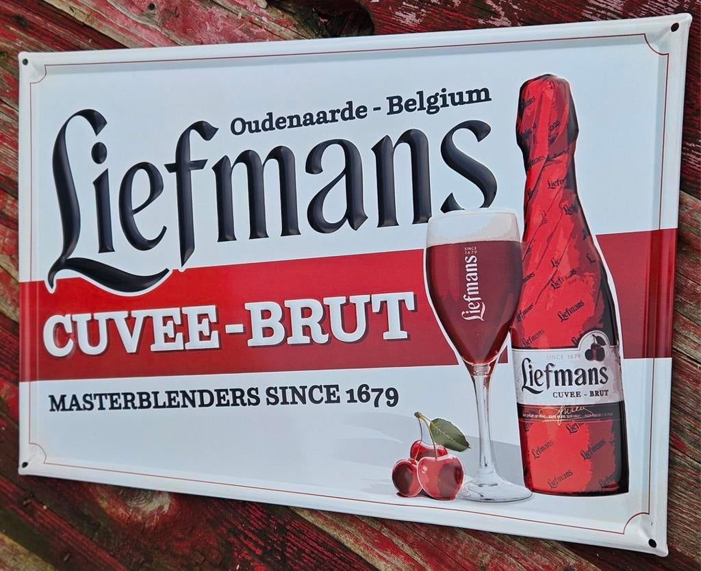 Liefmans Cuvée Brut publiciteitsbord NIEUW
Dit i, Verzamelen, Ophalen of Verzenden, Duvel