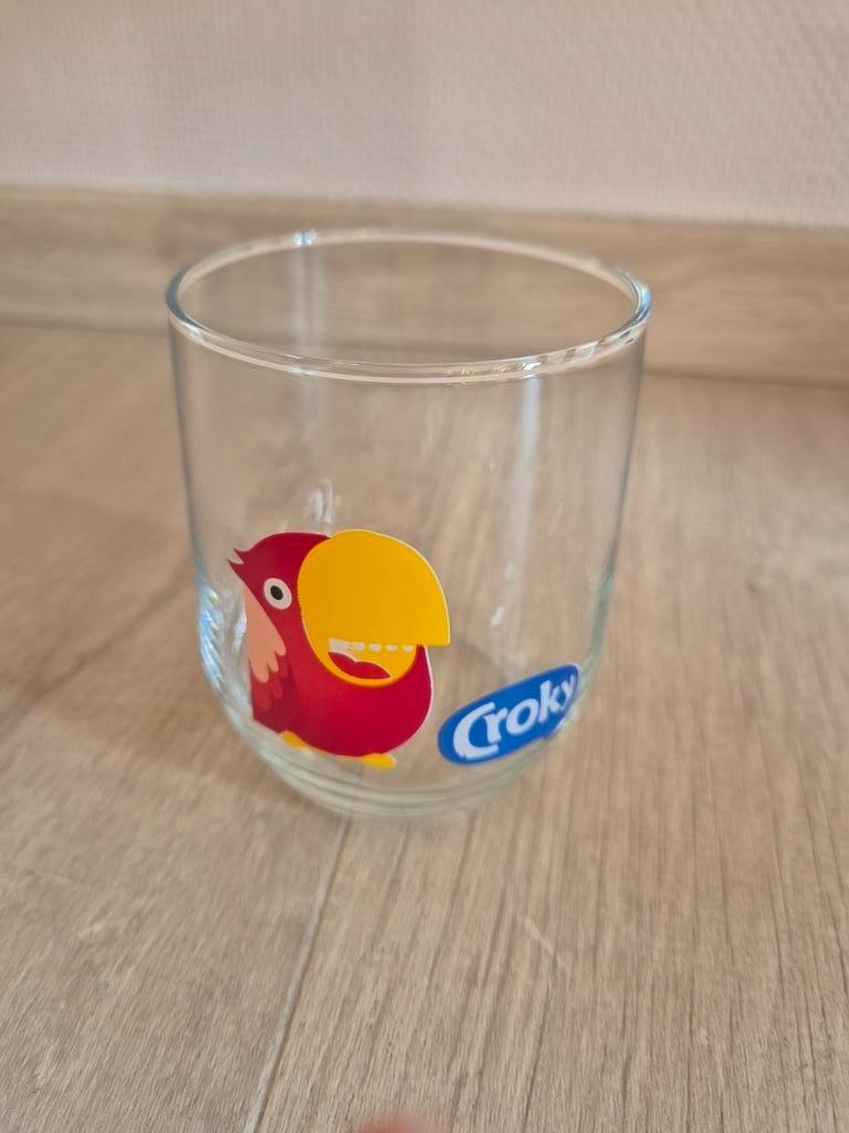 'Croky' glas (papegaai) [nieuw], Ophalen of Verzenden, Nieuw, Glas