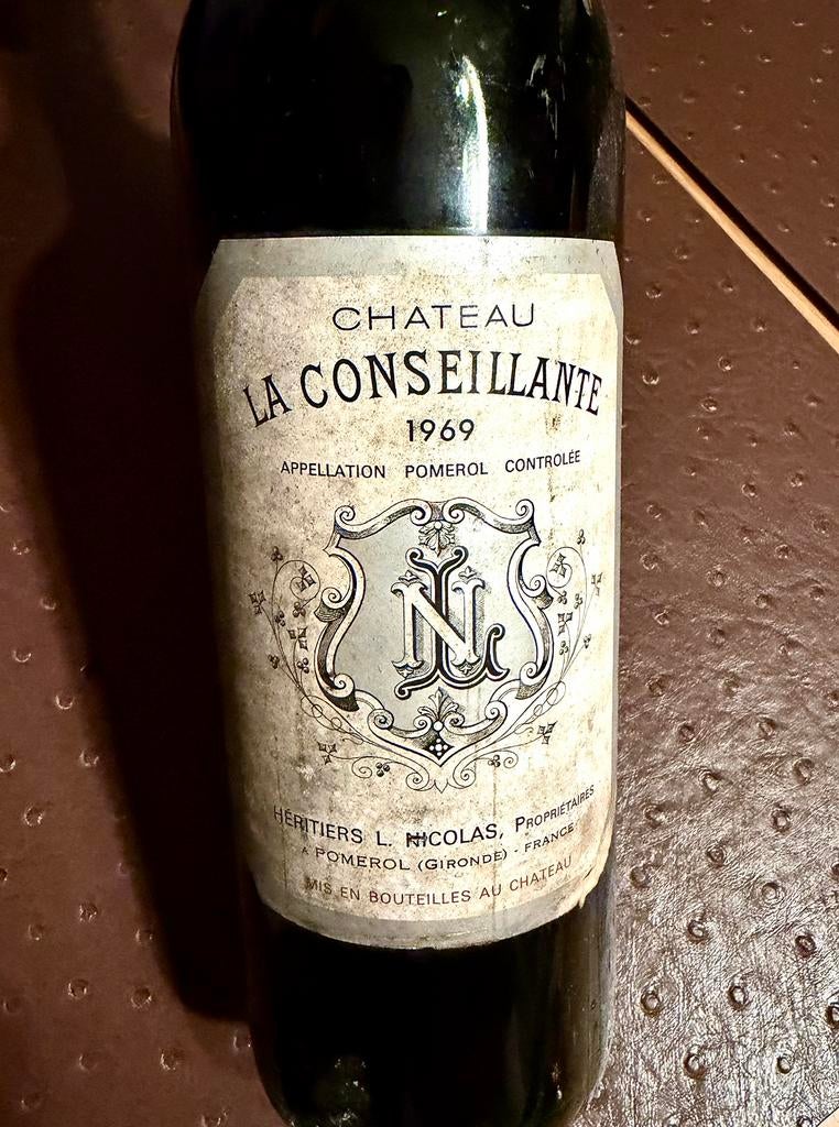 La conseillante Pomerol 1969, Pleine, Comme neuf, Enlèvement, Vin rouge