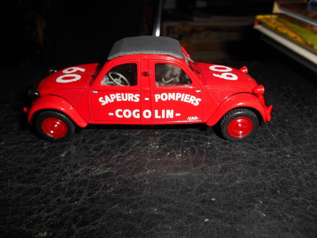 Norev 1/43 Citroën 2CV Sapeurs Pompiers, Enlèvement ou Envoi, Norev