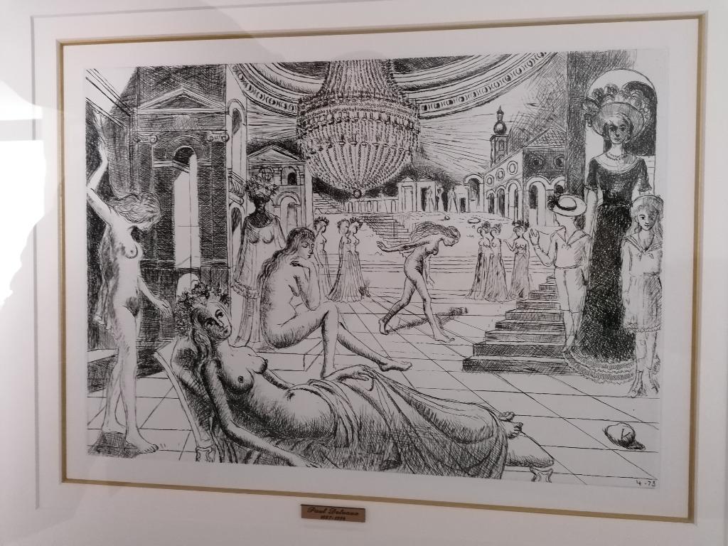Paul Delvaux - Coup de théâtre, Antiek en Kunst, Ophalen