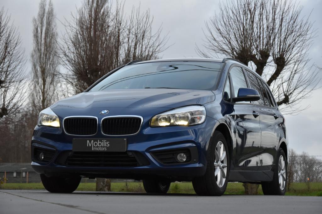 Bmw 216i Gran Tourer NaviPro/ParkAssist/Trekhaak/Garantie, Auto's, BMW, Monovolume, Euro 6, Blauw, Bedrijf