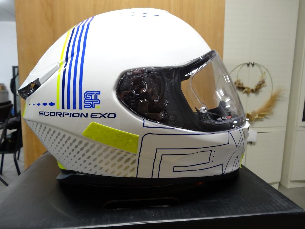 1 # SCORPION GT SP LUCHTHELM maat L. 160€, Motoren, Overige merken, Heren, Ophalen of Verzenden, Integraalhelm