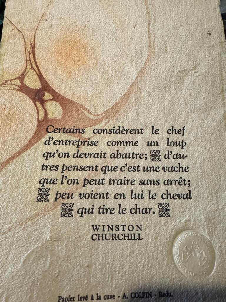 Proverbe de Winston Churchill, Huis en Inrichting, Ophalen of Verzenden, Zo goed als nieuw