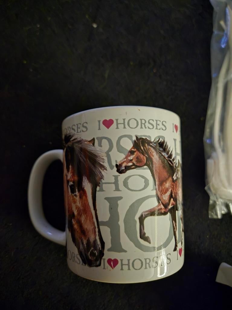 Tas mok I love horses, Huis en Inrichting, Keuken | Servies, Ophalen of Verzenden