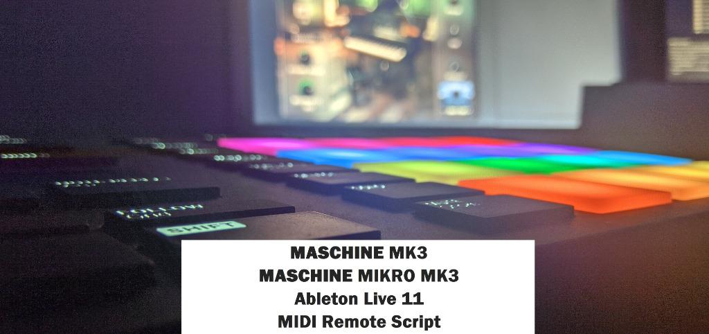 Maschine Mk3/Mikro Mk3/Maschine Plus Ableton 11 Script, Musique & Instruments, Enlèvement ou Envoi, Neuf