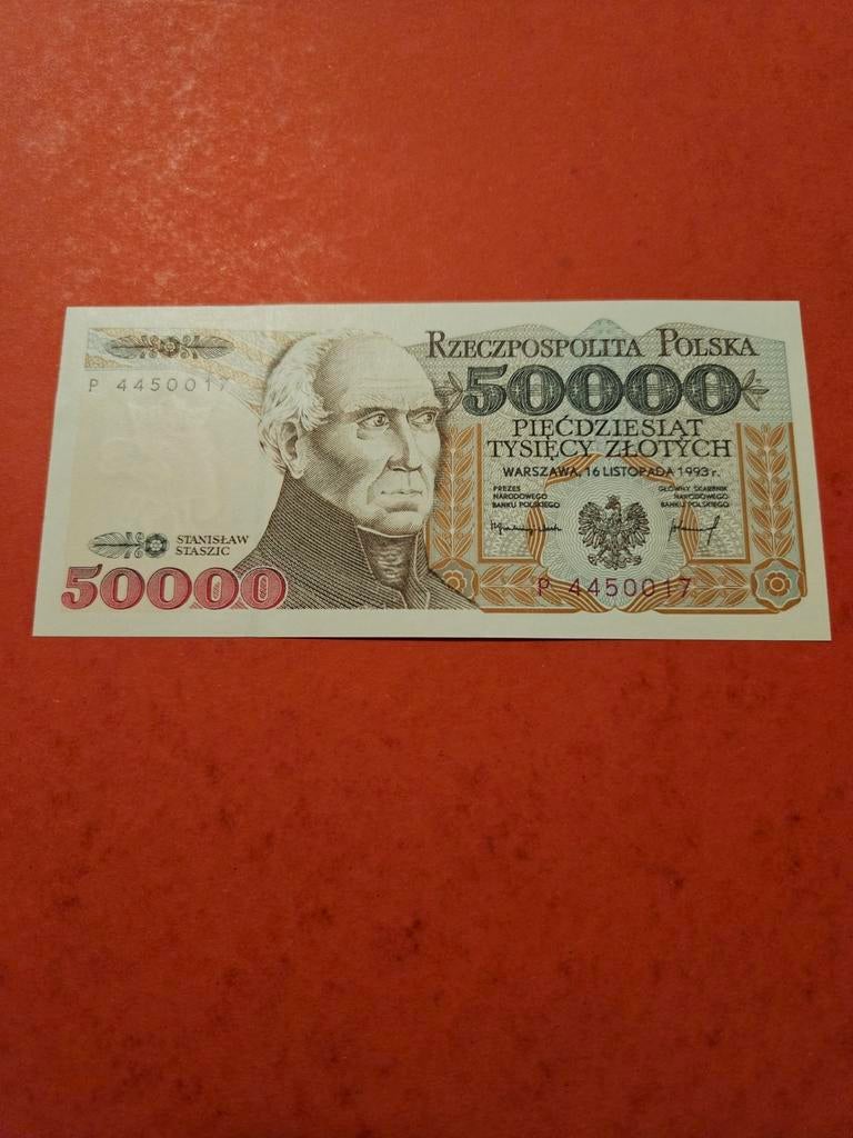 50 000 zlotys Pologne 1993 année UNC, Enlèvement ou Envoi, Pologne, Billets en vrac