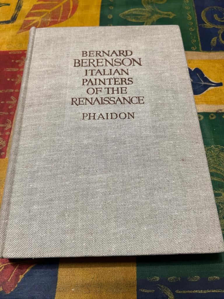 Italian painters of the renaissance - Bernard Berenson *Phai, Gelezen, Ophalen of Verzenden, Bernard Berenson, Schilder- en Tekenkunst