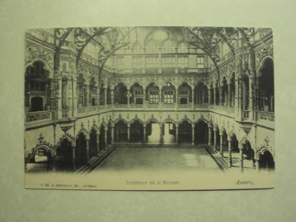52866 - ANVERS - INTERIEUR DE LA  BOURSE, Envoi