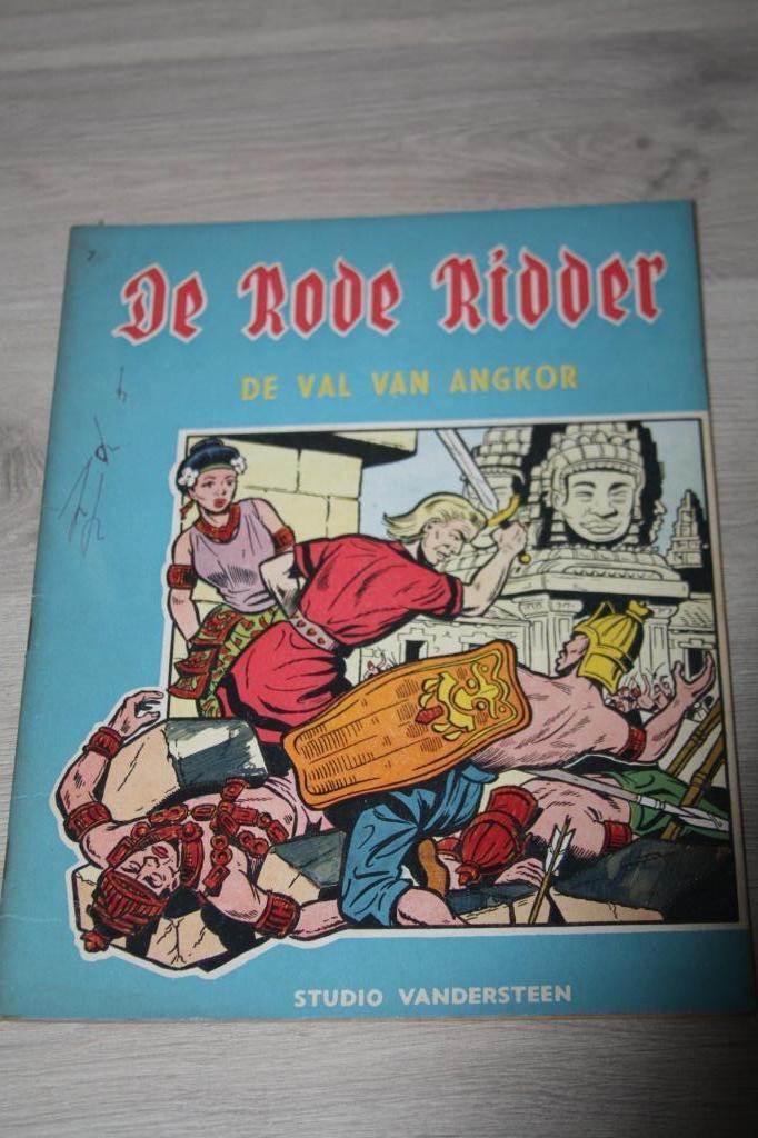 1e druk nr 7 De rode Ridder ( Willy Vandersteen ) 1961, Boeken, Stripverhalen, Gelezen, Willy Vandersteen, Eén stripboek, Ophalen of Verzenden