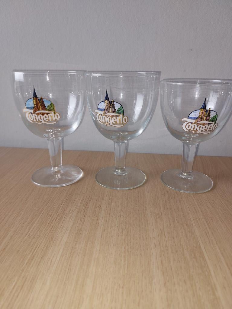 Verres différents Tongerlo, Enlèvement ou Envoi, Comme neuf, Verre à bière