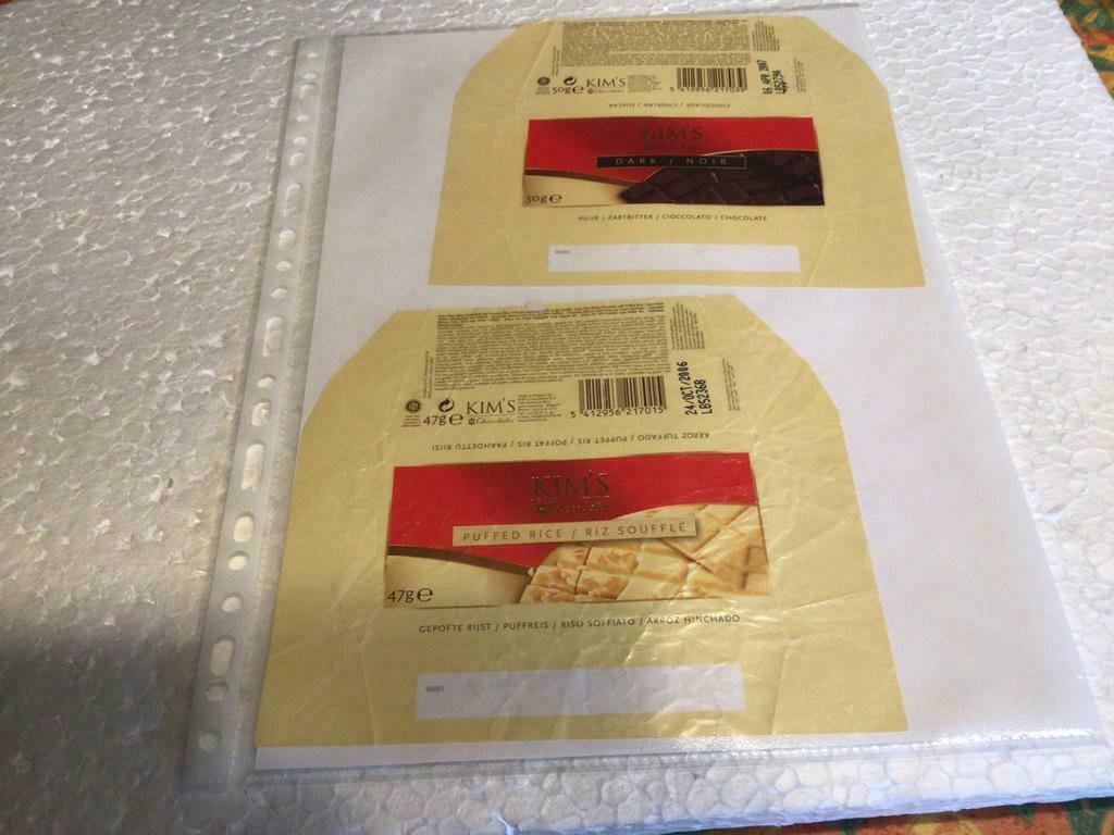 Chocolade wikkels Kims (w6), Verzamelen, Ophalen of Verzenden, Gebruikt, Verpakking
