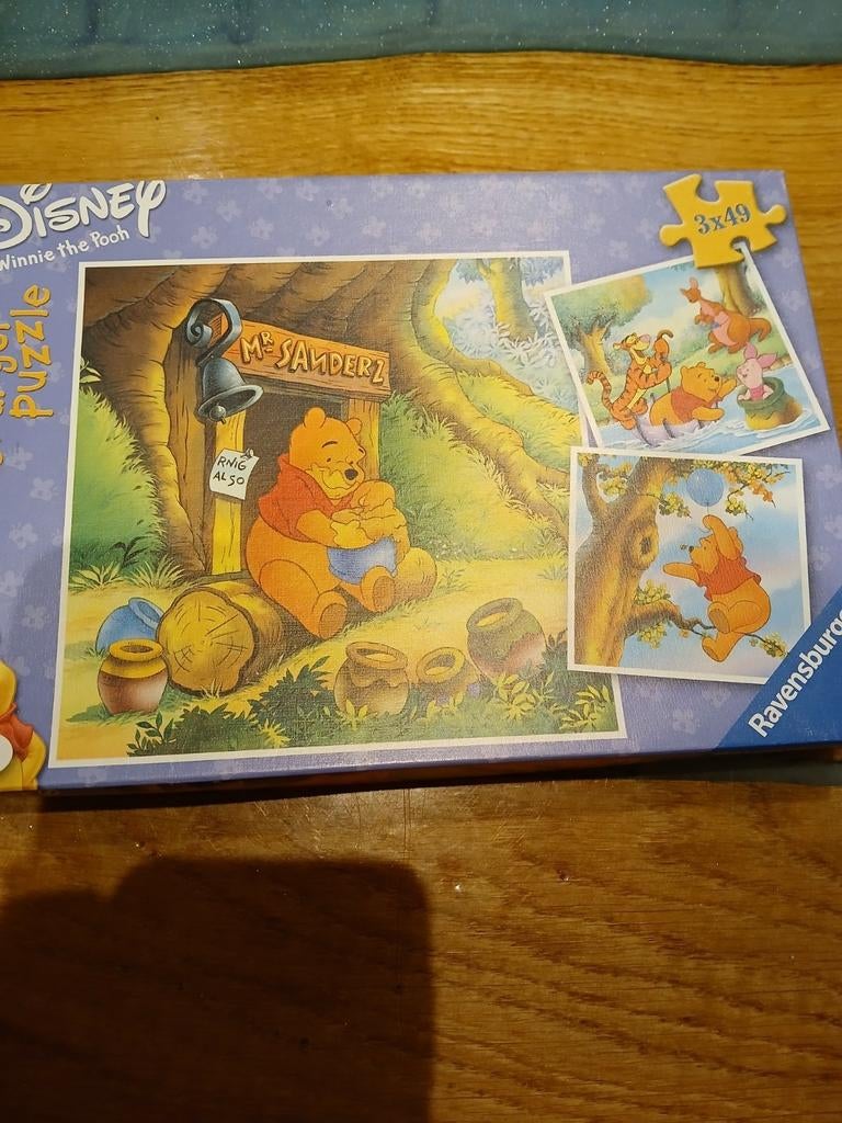 Casse-tête Winnie l'ourson Ravensburger, Enlèvement ou Envoi, Moins de 500 pièces, Utilisé, Puzzle