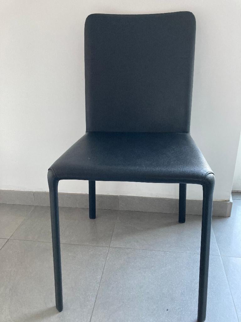 6 chaises de salle à manger, Comme neuf, Enlèvement, Cinq, Six Chaises ou plus, Cuir
