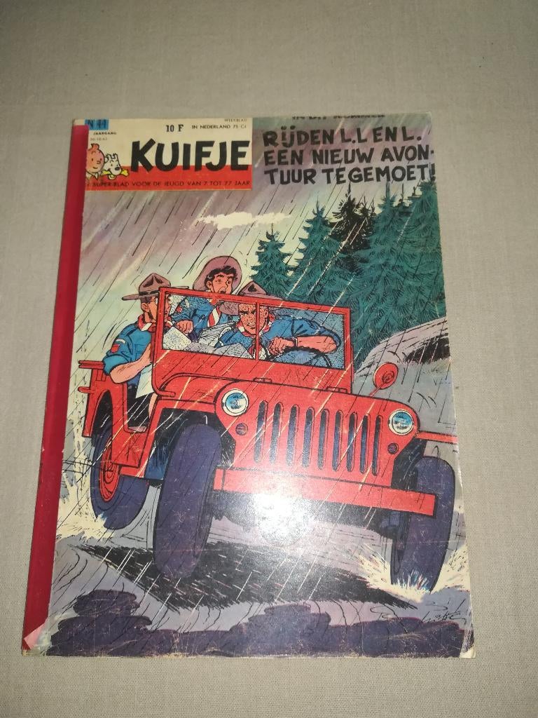 KUIFJE TWEE BUNDELS 1962., Ophalen of Verzenden, Kuifje, Gebruikt, Boek of Spel