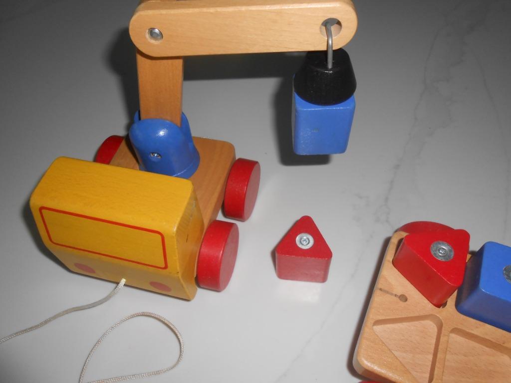 Camion en bois avec remorque, Enlèvement, Utilisé