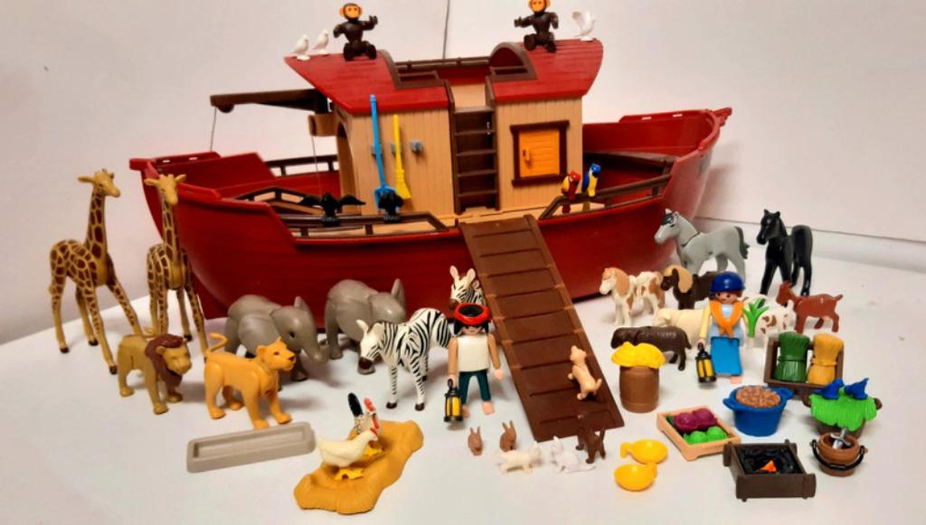 Playmobil 3255 Ark van Noach 33 dieren, Ophalen of Verzenden, Zo goed als nieuw, Complete set