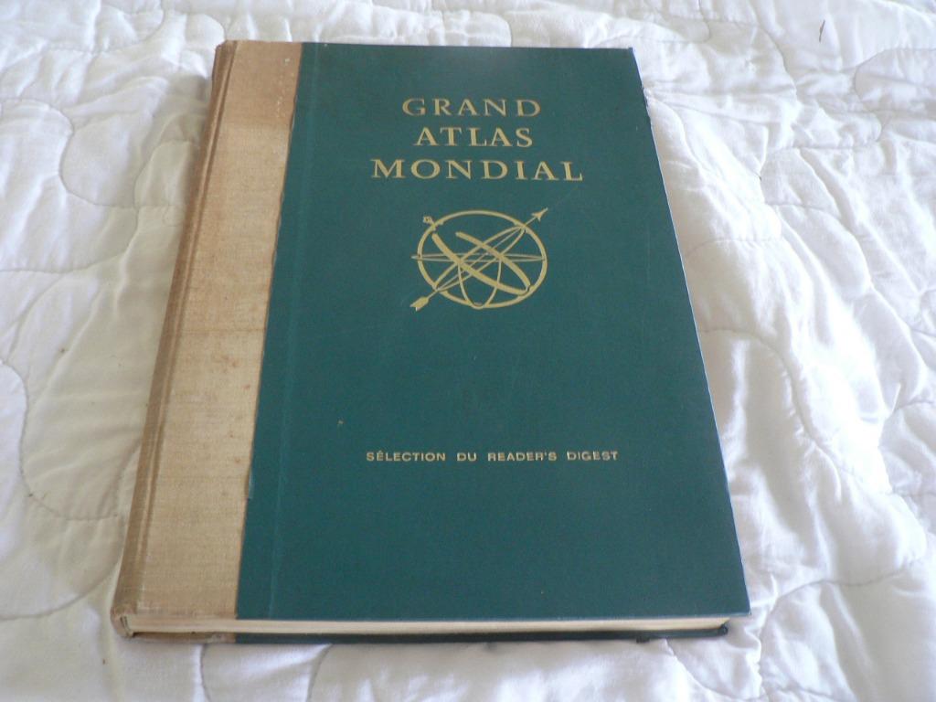 Atlas Grande Atlas mondial 1963, Enlèvement ou Envoi, Utilisé, Autres atlas