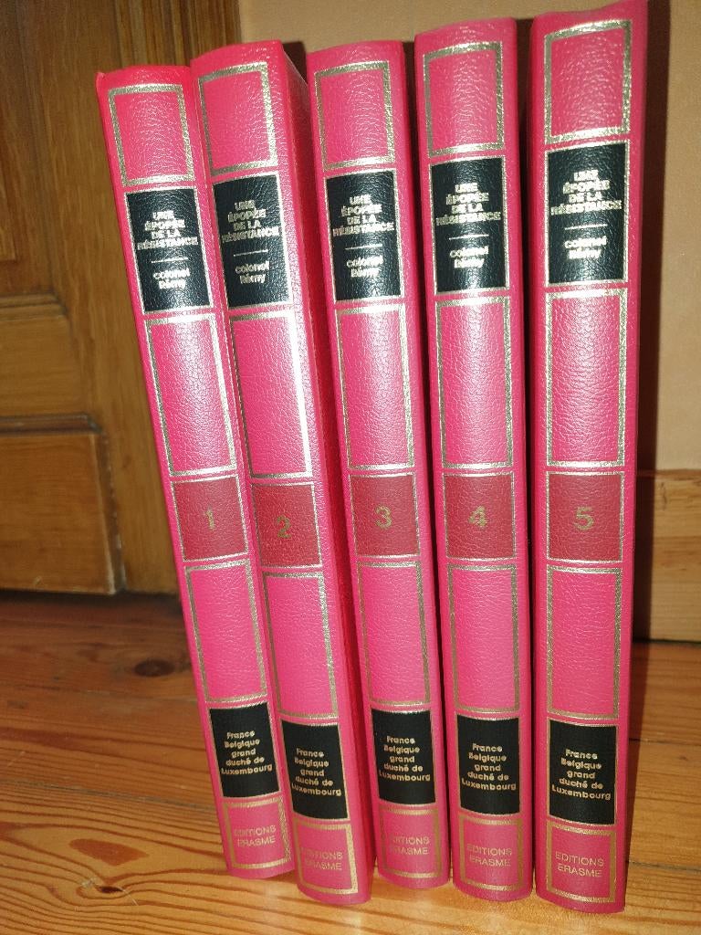 boek une épopée de la resistance 5 delen, Ophalen of Verzenden, Zo goed als nieuw, Colonel Remy