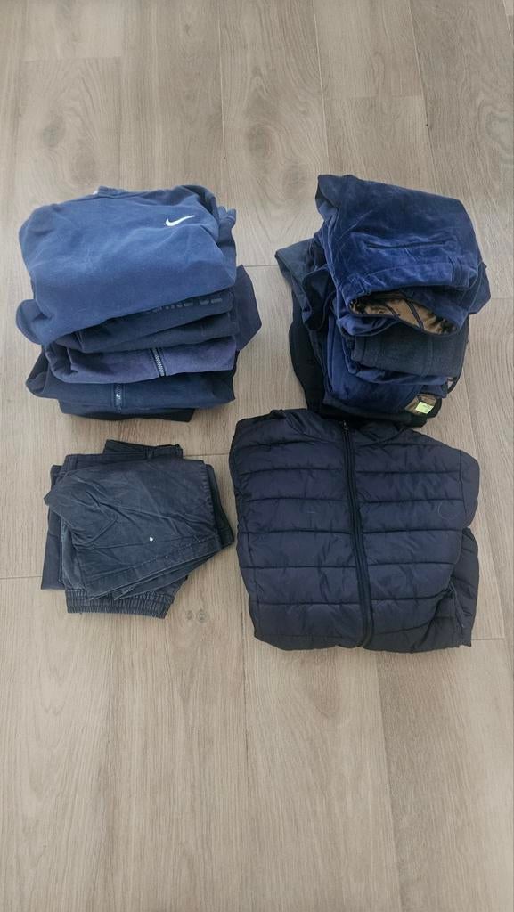 Donkerblauwe kleren jongen., Ophalen, Jongen, Jas