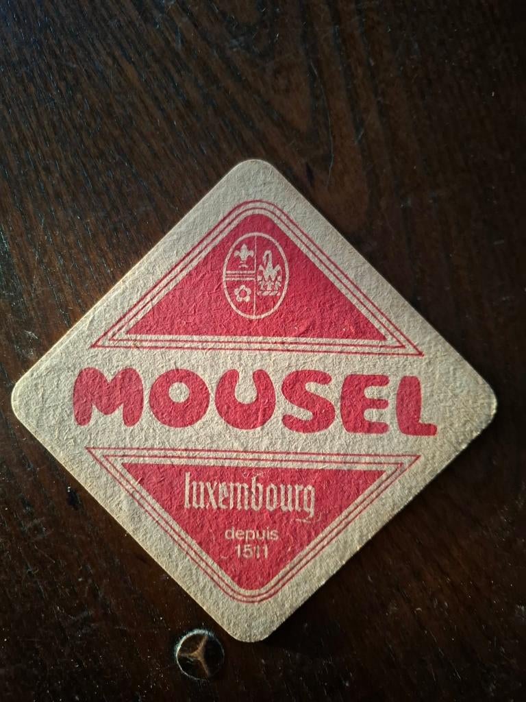 Sous bock Clausen Mousel recto verso, Envoi, Comme neuf, Sous-bock, Autres marques