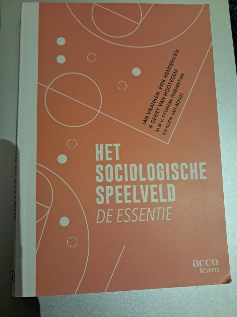 Jan Vrancken - Het sociologische speelveld, de essentie, Enlèvement ou Envoi, Néerlandais, Jan Vrancken; Geert Van Hootegem; Erik Hendrickx; Stephan Par...