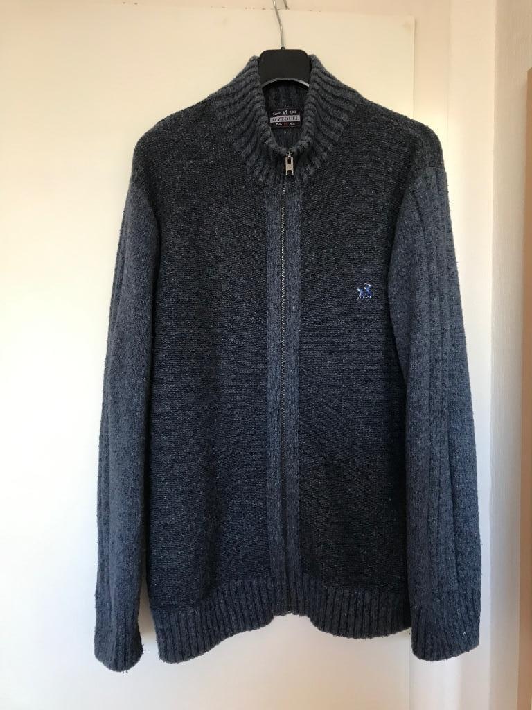 Pull Jezequel t.XL laine 31%/coton 27%/polyamide, Vêtements | Hommes, Pulls & Vestes, Gris, Enlèvement ou Envoi, Jezequel, Taille 52/54 (L)