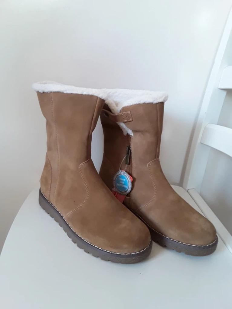 Damart 36 gevoerde laarzen, Beige, Lage of Enkellaarzen, Nieuw, Ophalen of Verzenden