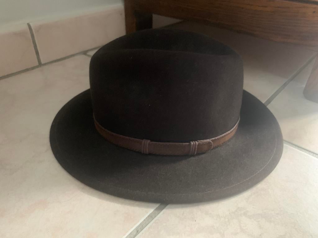 Hoed Stetson Vitavelt Rutherford S mooie afwerking 100% wool, Ophalen of Verzenden