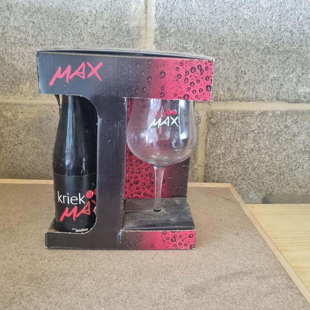 Coffret kriek Max, Verzamelen, Ophalen of Verzenden, Gebruikt, Flesje(s), Overige merken